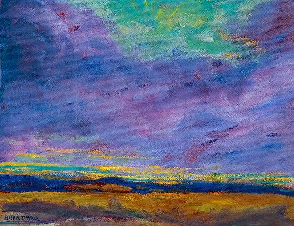 Sunset-7"x 9"-$500.