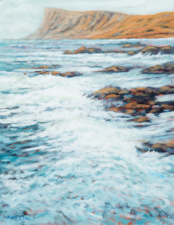 Fairhead in the Distance   18"x14"  $800.