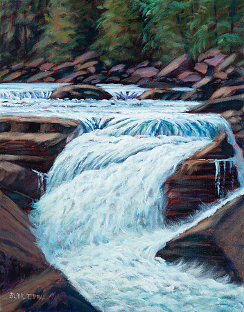 Summer Falls - 20"x16"  $900.  SOLD