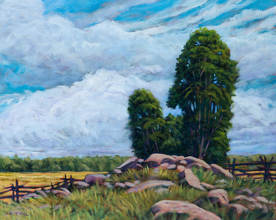 Island of Rocks   14" x 18"   $800.