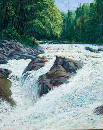 Summer Falls  24" x 18"  $350.  GP$1100.  SOLD