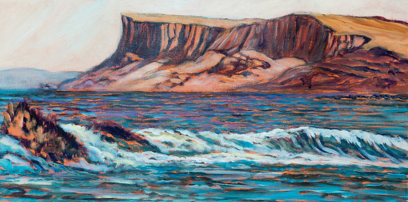 Ballycastle Beach-Fairhead  10"x20"  $900.   SOLD