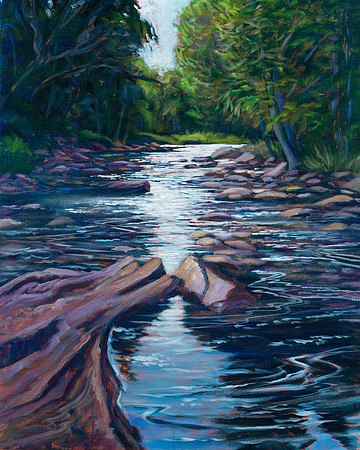 Quiet River - 16"x20"  $900.  SOLD