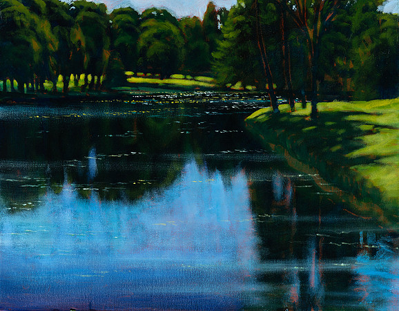 The Tay in the Park   14" x 18"   $800.