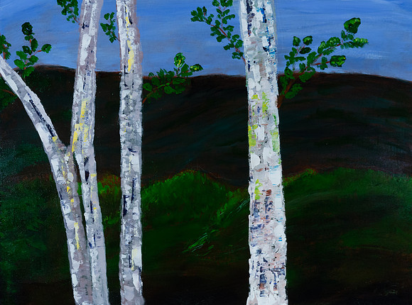 Birches- 18"x 24"- $125.-(Ardiana)