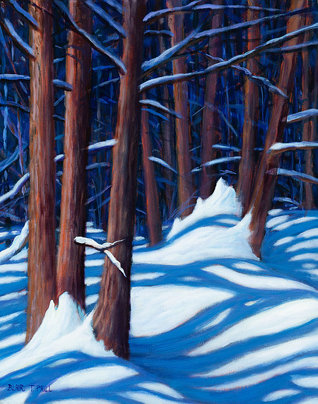 Winter Woods 18" x 14"  $800.