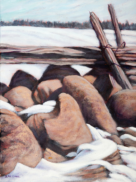 Old Fence Line  16" x 12"  $700.
