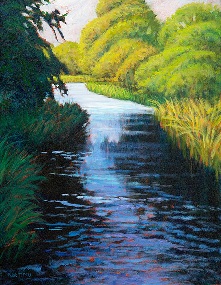 Stream  18" x 14"  $200.  GP$800.  SOLD