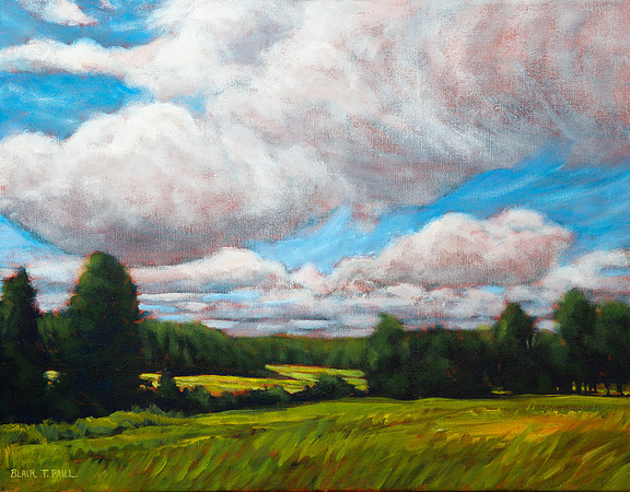Rain May Come 14"x18" $200.  GP$800.  SOLD
