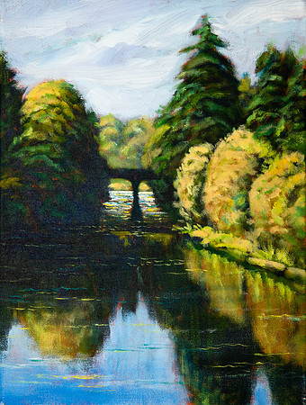Six Mile Water, Antrim Ireland 16"x12" $185.  GP$700.  SOLD