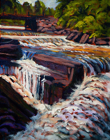 Falls 14"x12" $200.  GP$650.   SOLD