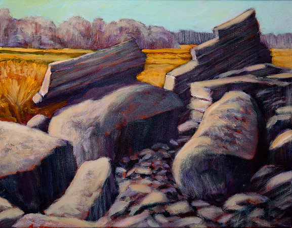 Lanark Co. Rock Pile  14"x18" $200.  GP$800.