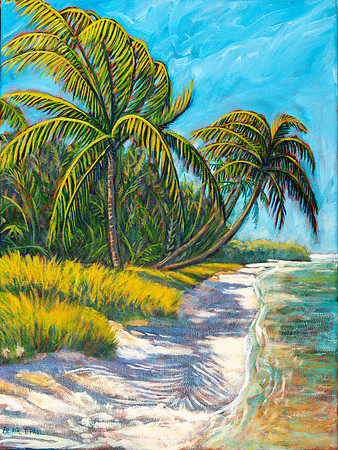 "Sunny Beach" 16"x12" $700.  SOLD