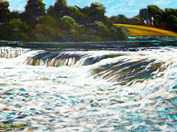 "Spring Rapids" 12"x16" $185.  GP$700.  SOLD