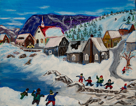 Fun In The Snow- 11"x 14"-$80. (Bill)