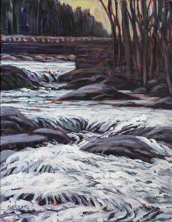 Spring Rapids  20" x 16" $250.  GP $900.  SOLD
